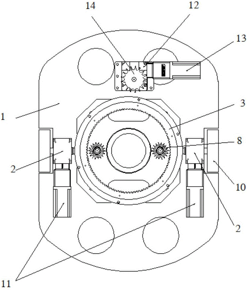 Single-driven omni-directional type AGV device