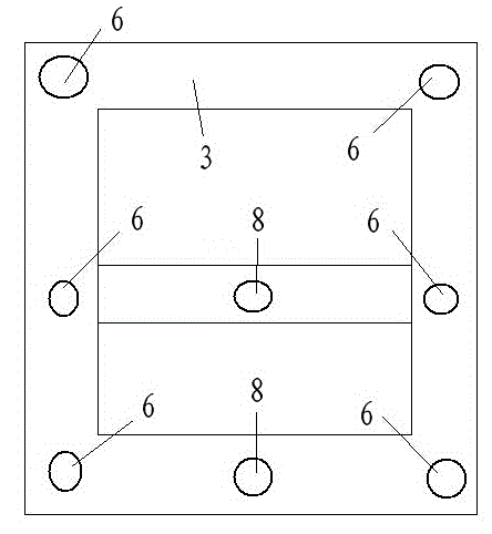 Sliding pile driving platform for pile driving barge