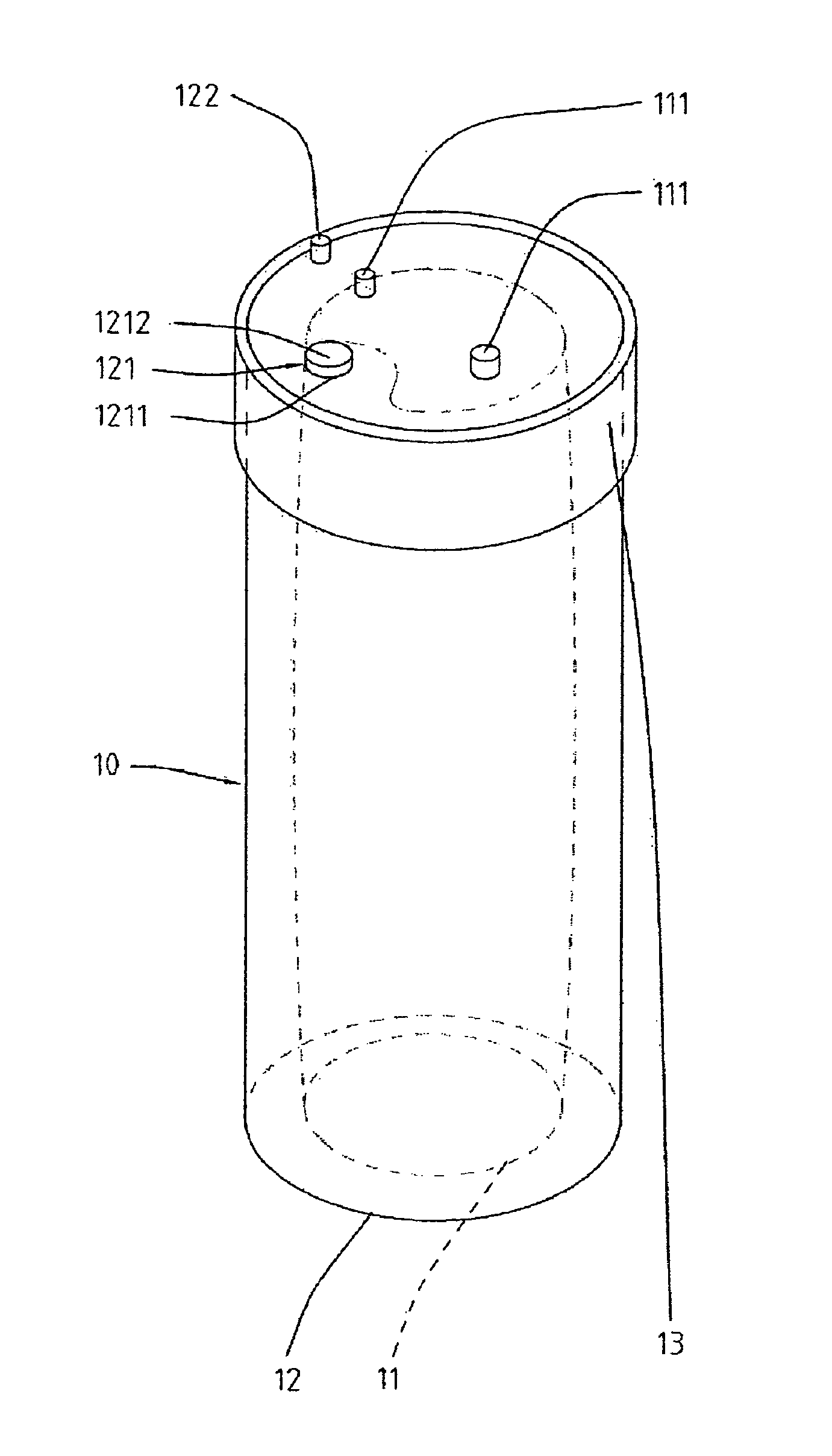 Inner bladder structure of punching bag