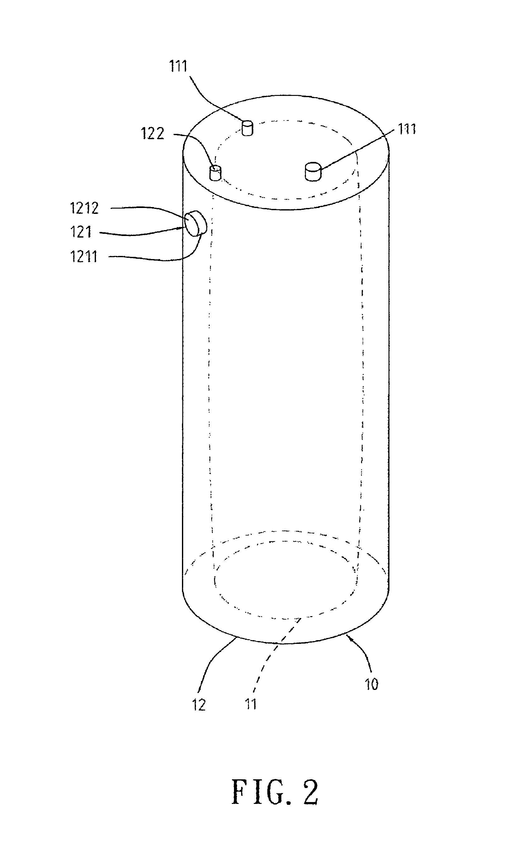 Inner bladder structure of punching bag