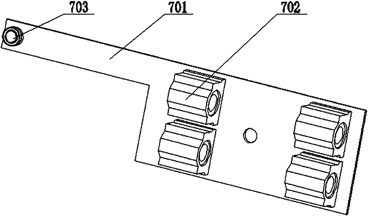 Hole sowing and fertilization driving device