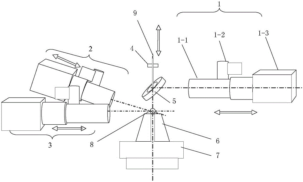 Automatic tracking monitoring system based on machine vision and target pellet and gas-filled tube assembly monitoring method implemented through adoption of system