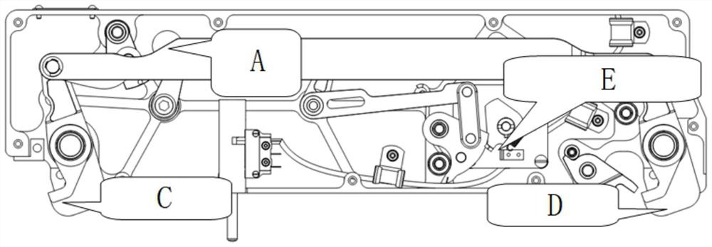 Comprehensive detection system for electromagnetic bomb hanging hook of universal hanger