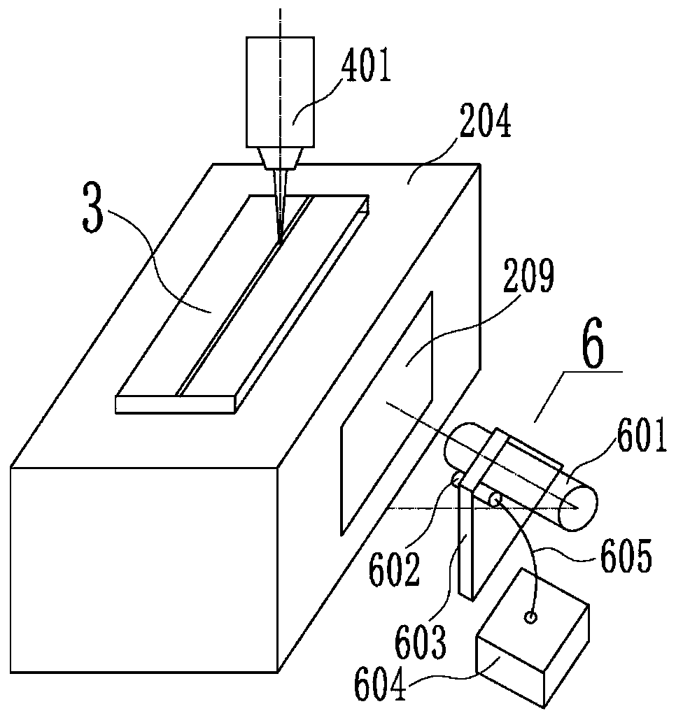 A gas buoyancy assisted welding device and a welding method using the device