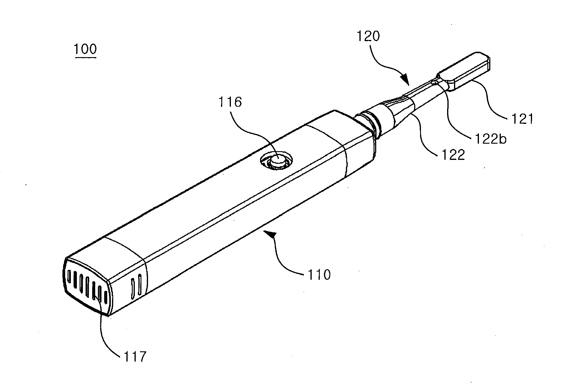 Photocatalyst toothbrush using advanced oxidation process