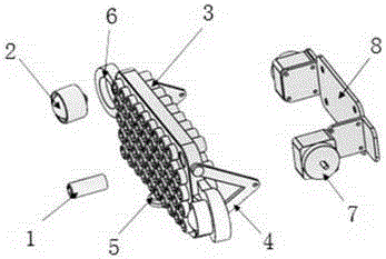 Intelligent night auxiliary safe illuminance lamp based on mesh projection and control method for same