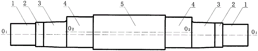 A grooved self-balancing eccentric shaft for jaw crushers