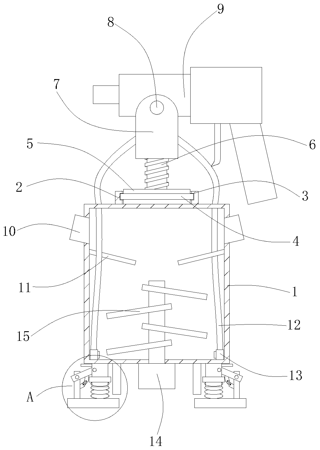 Atomization spraying device and atomization spraying method thereof