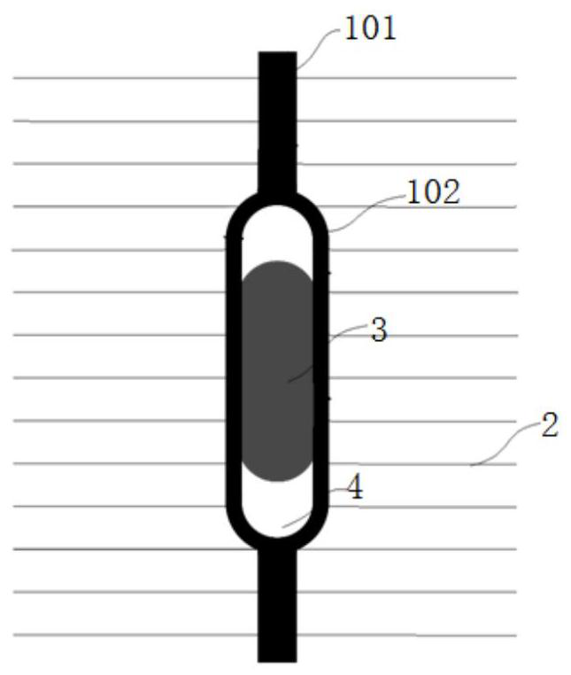 Double-sided battery back electrode and preparation method and application thereof