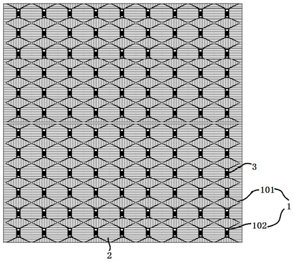 Double-sided battery back electrode and preparation method and application thereof