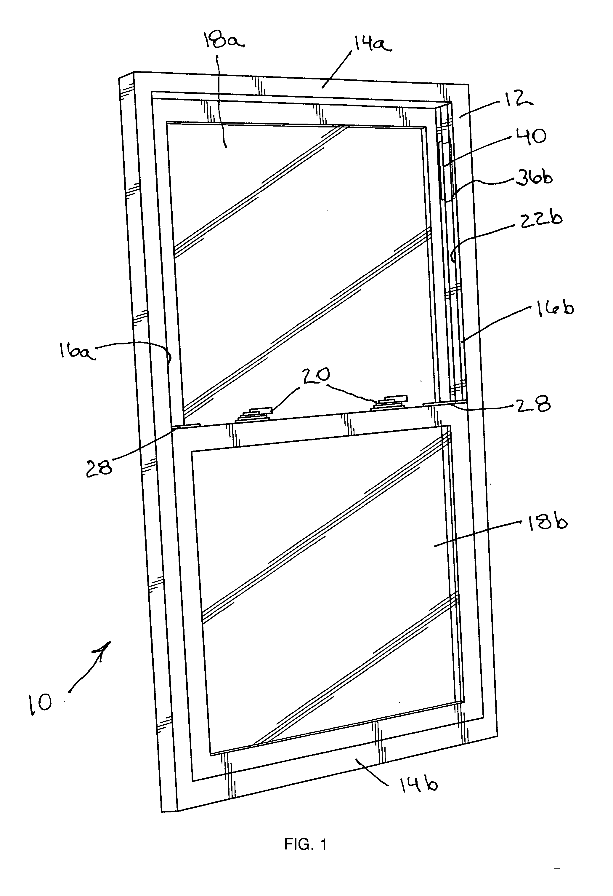 Snap-in insert component for sash windows