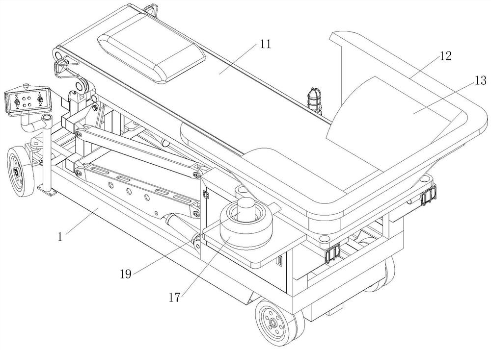 Building material conveying device