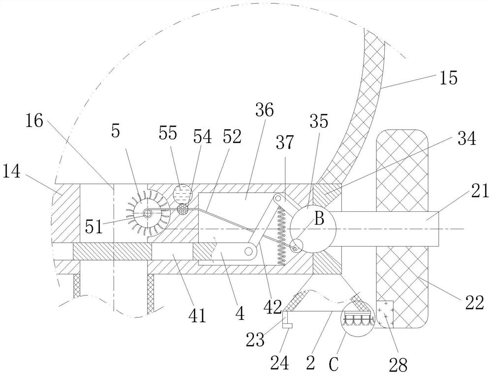 Building material conveying device