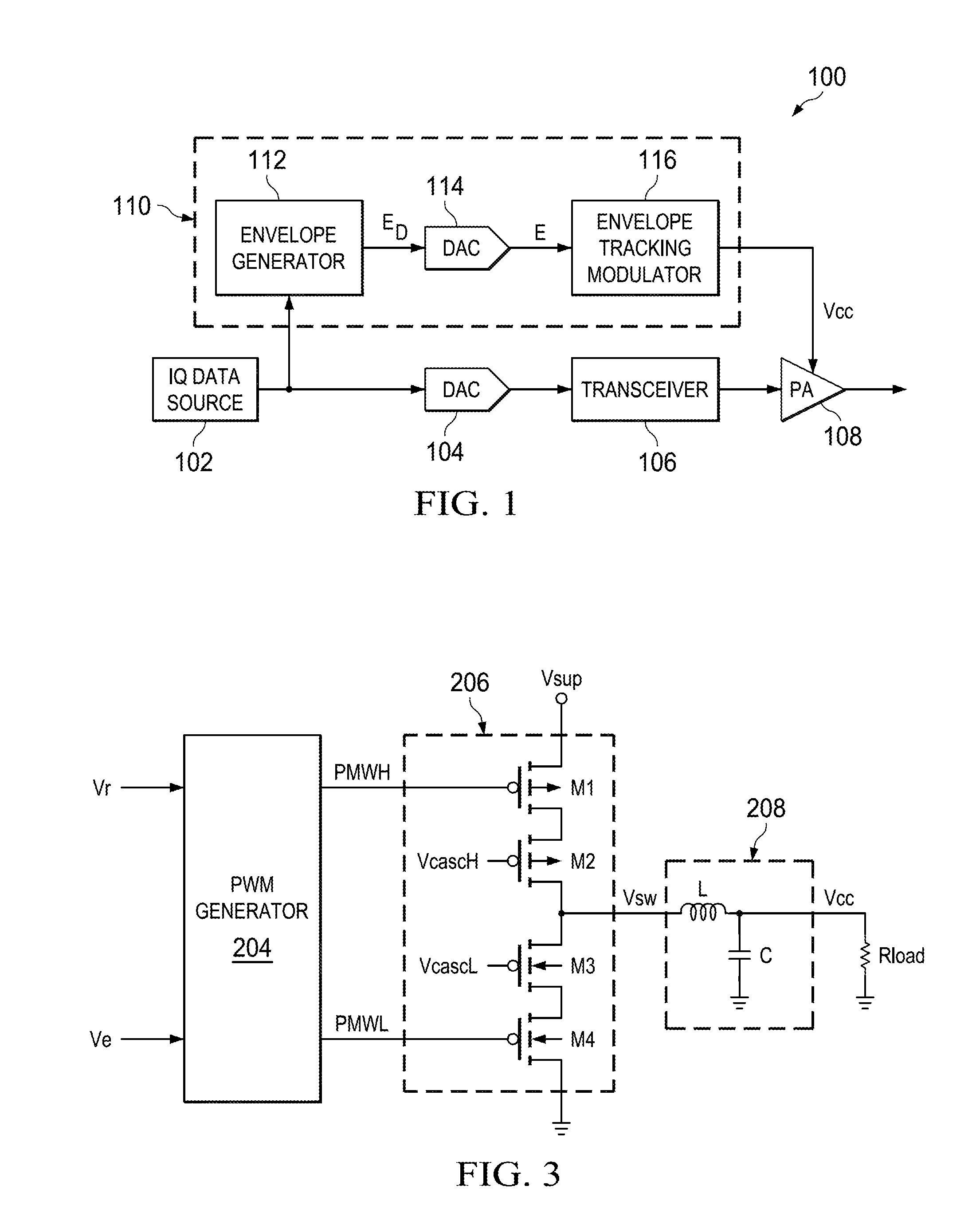 Envelope tracking apparatus and method