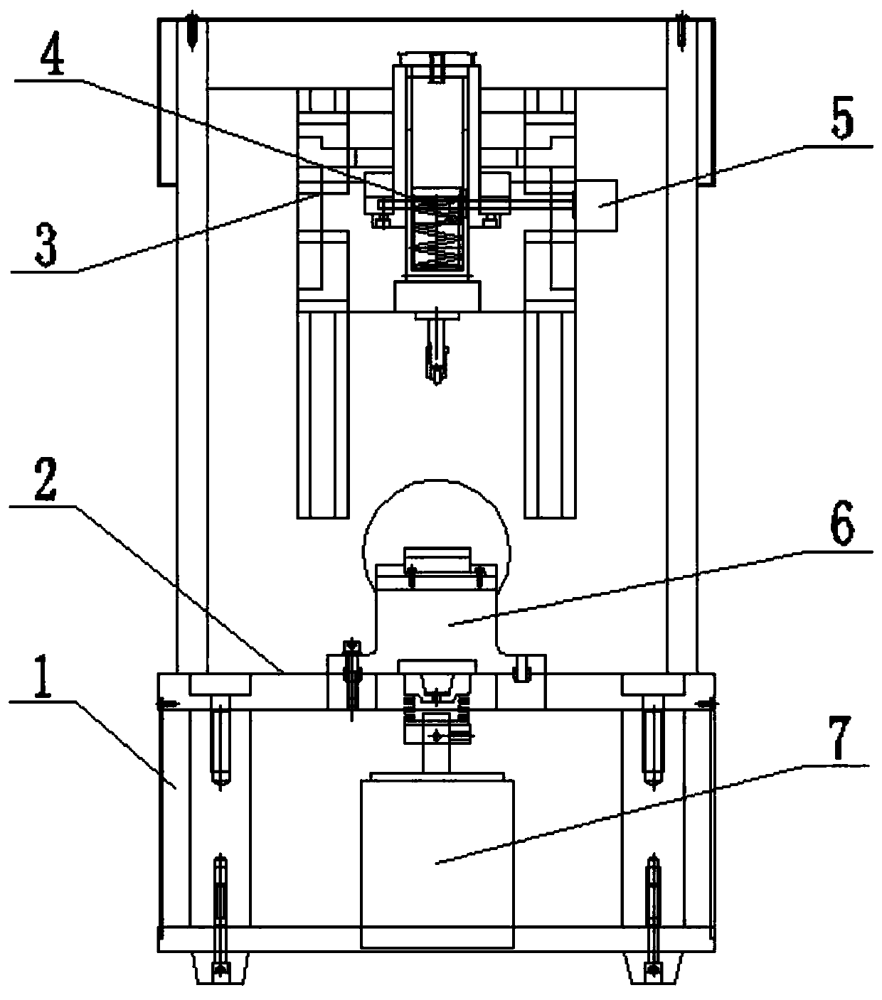 Rotary reciprocating frictional wear testing machine