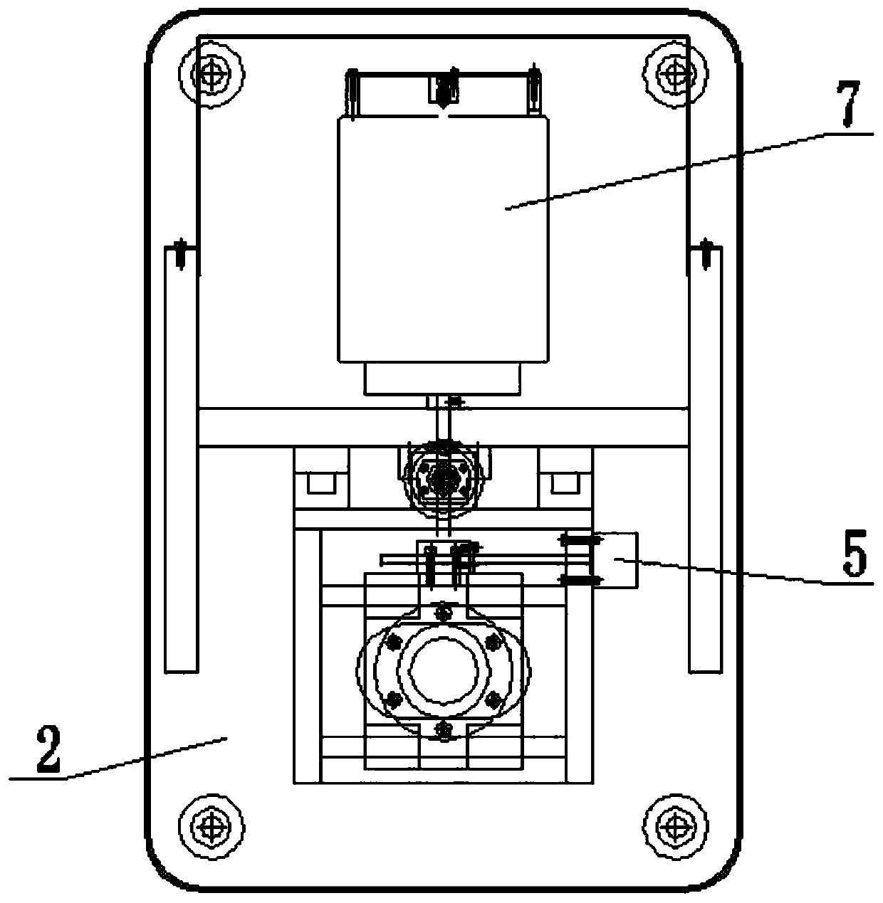 Rotary reciprocating frictional wear testing machine