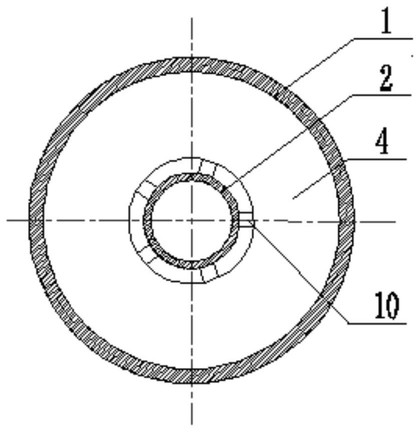 A liquid nitrogen freezer with a partition plate on a freezing tube and a construction method