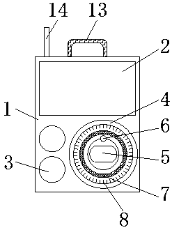 Electronic hand wheel with good heat dissipation performance