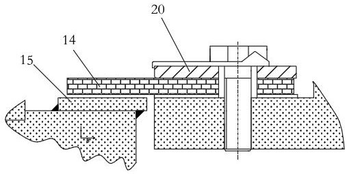 Working sealing structure of axial-flow Kaplan turbine