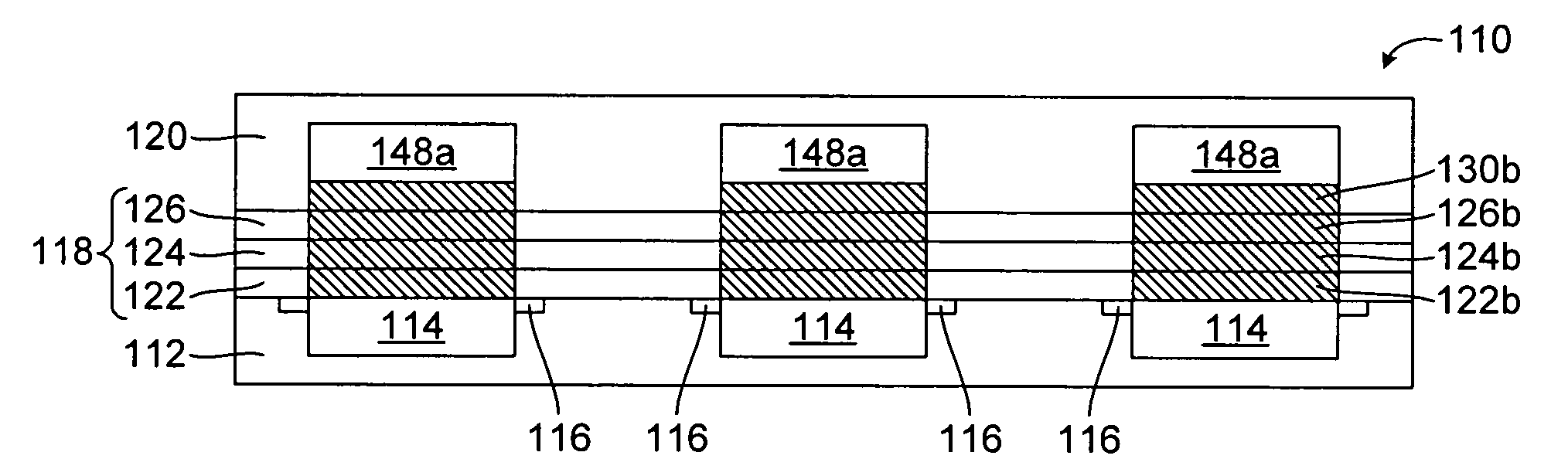 Disposable hard mask for memory bitline scaling