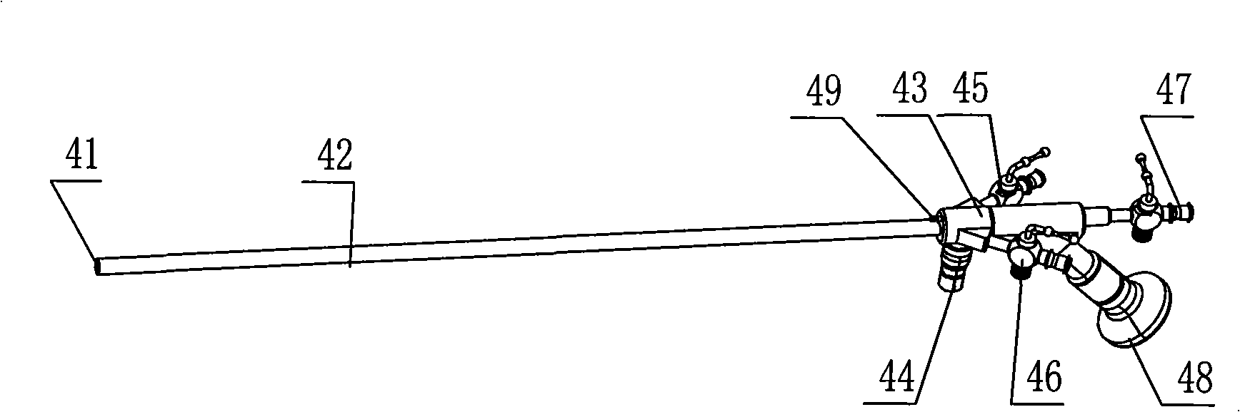 Multi operation-channel celioscope system with sheath tube