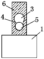 Main pin shaft drilling clamping device for spinning machine