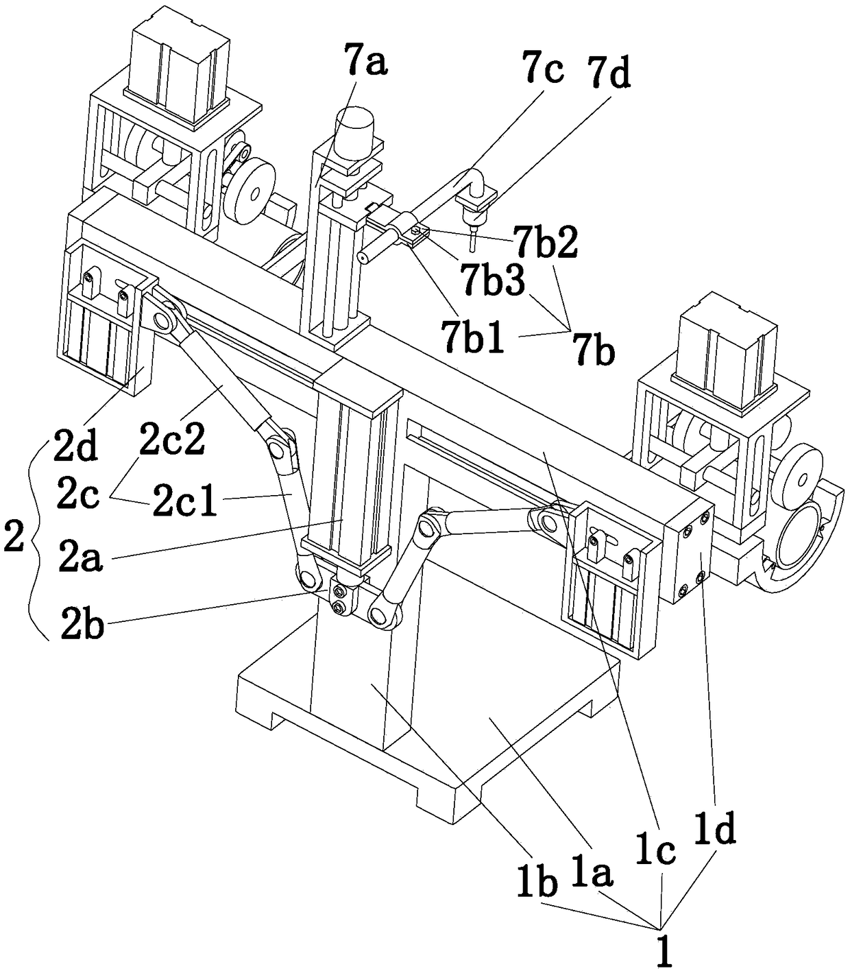 Pipe welding device for building construction