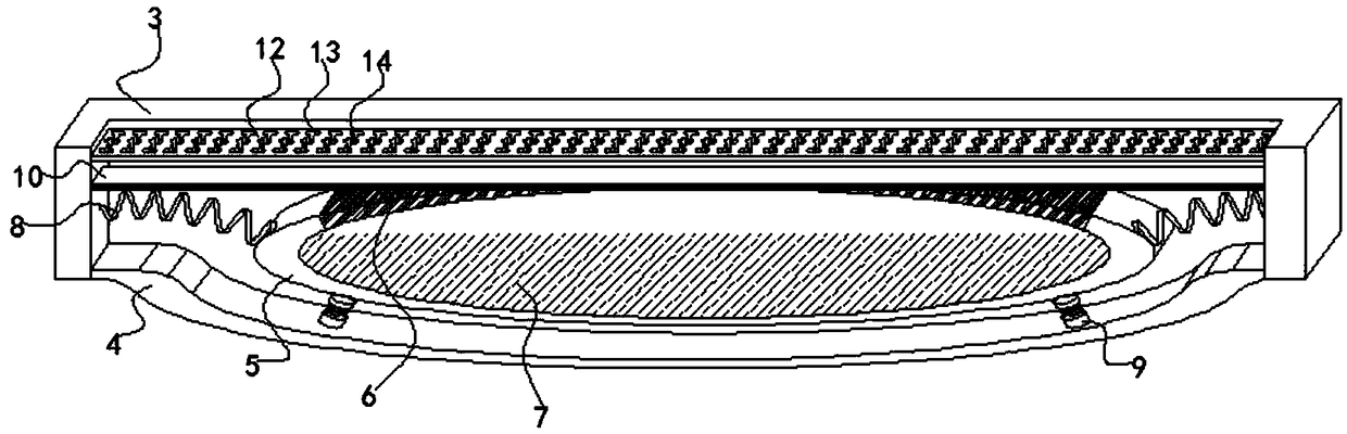 Grill adopting steam expansion for material spreading