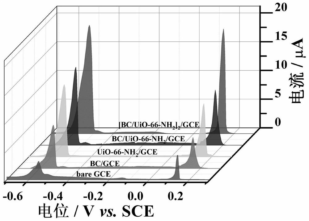 Electrochemical sensor for detecting Pb &lt; 2 + &gt; and Hg &lt; 2 + &gt; as well as preparation method and application of electrochemical sensor