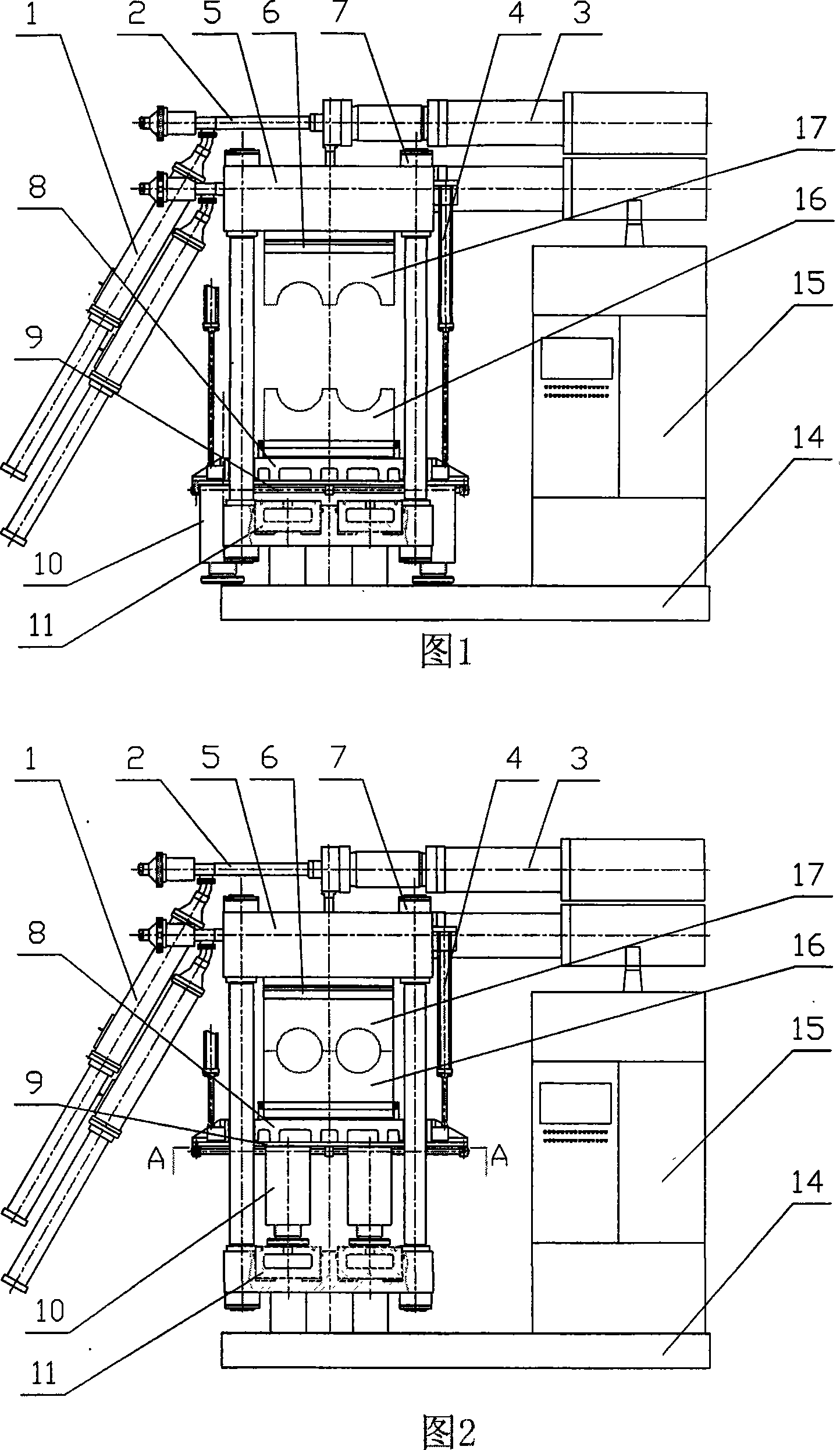 Large-scale injection machine