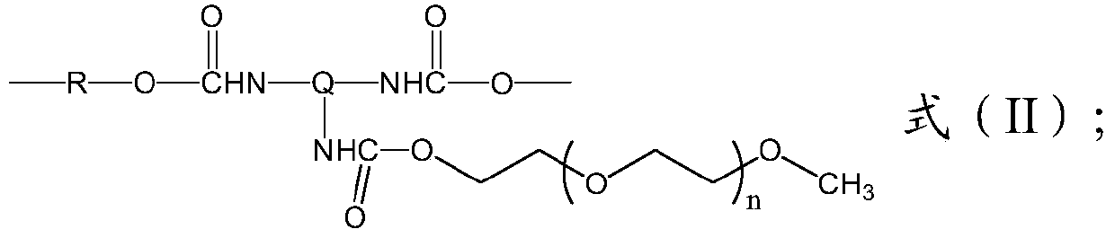 A kind of diisocyanate, polyurethane prepolymer, preparation method of polyurethane prepolymer and aqueous polyurethane