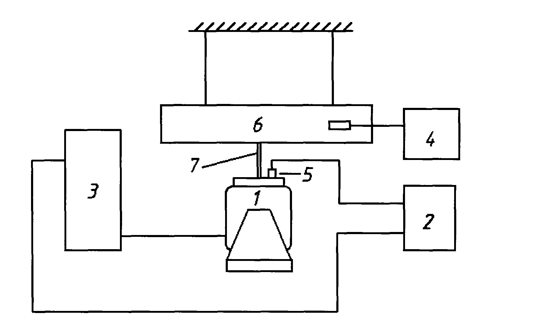 Vibration aging method and device employing electric vibratory test system