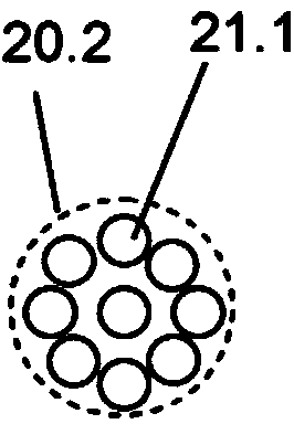 Press section of a machine for producing a fibrous web and method for producing a fibrous web