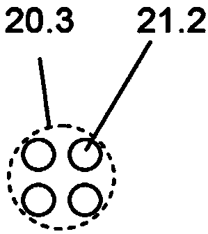 Press section of a machine for producing a fibrous web and method for producing a fibrous web