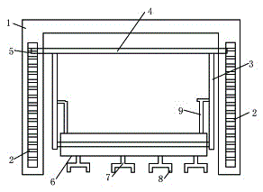 Sorting and turning device for autoclaved aerated plates