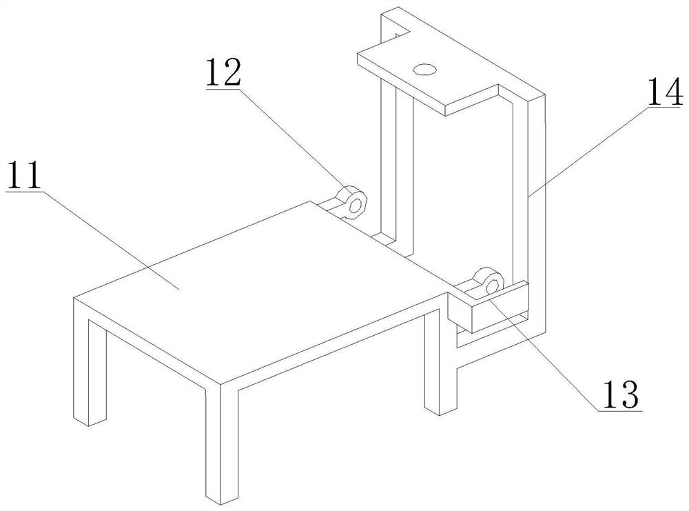 Oil tank metal material bending forming device