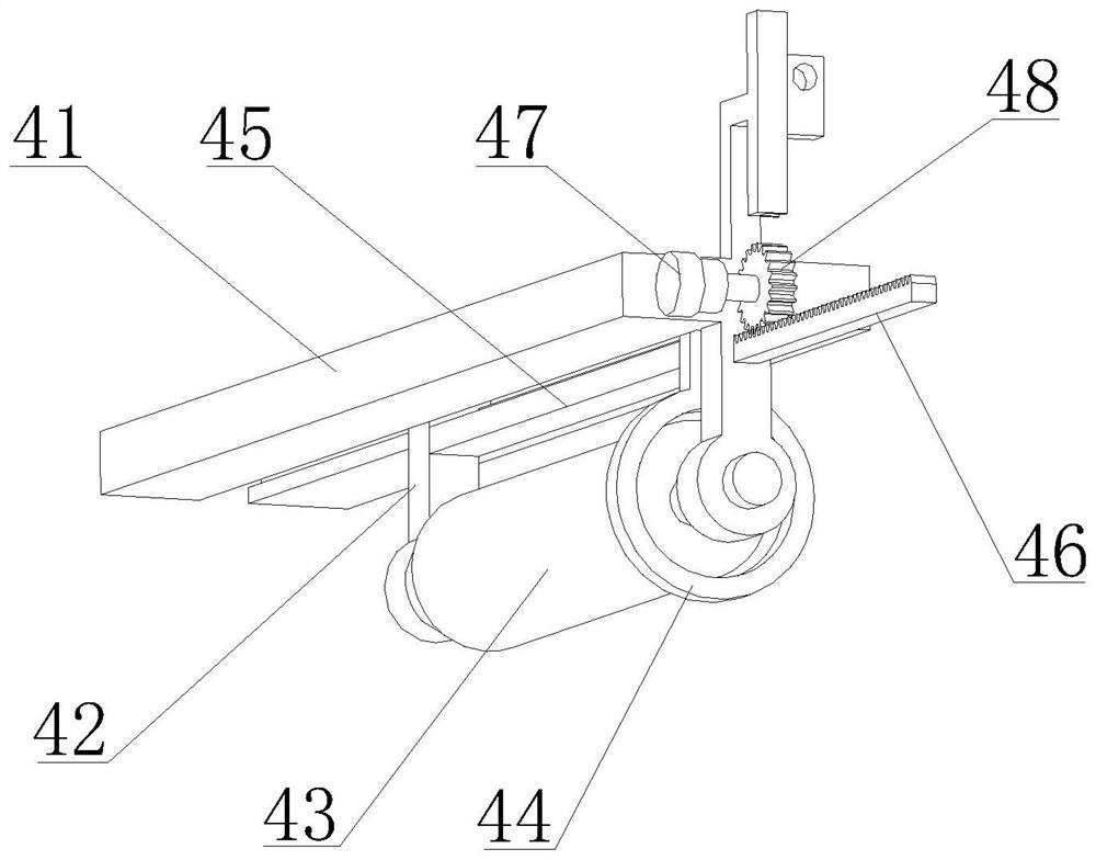 Oil tank metal material bending forming device