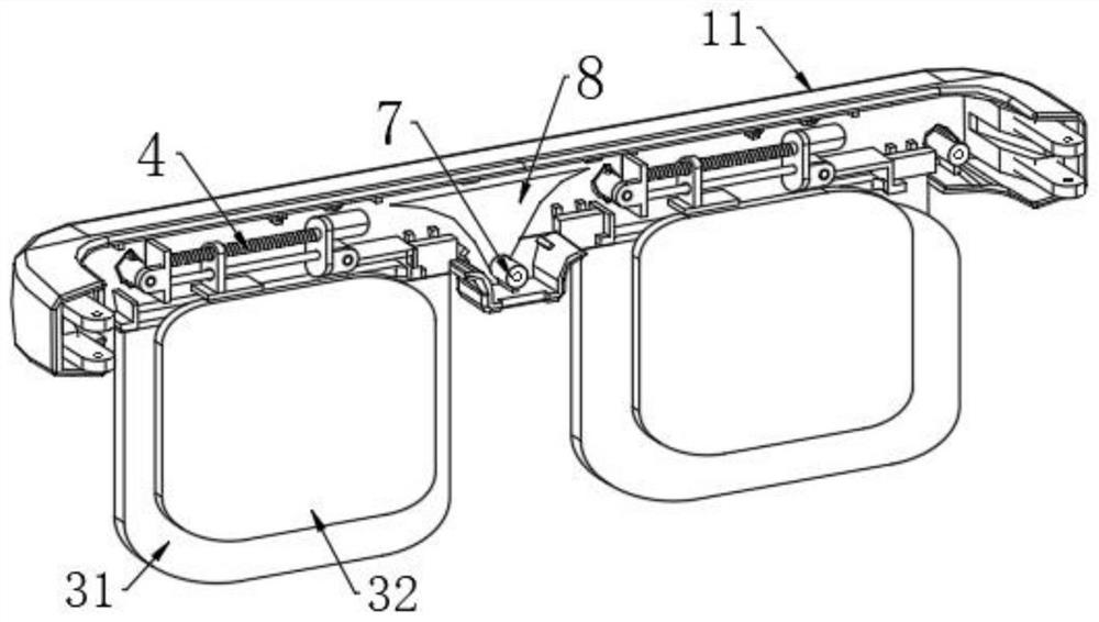 Intelligent glasses capable of adjusting degrees and automatic adjusting system