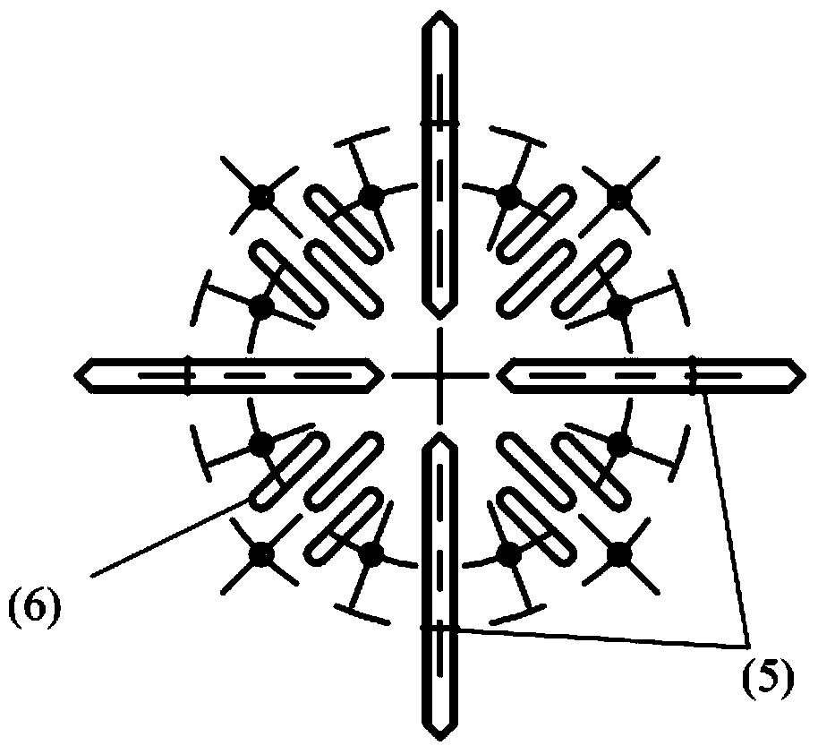 A kind of multi-chip side glue removal method