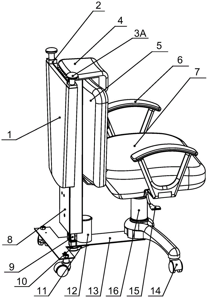 Seat with muscle stretching and massaging functions