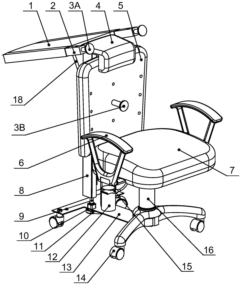 Seat with muscle stretching and massaging functions