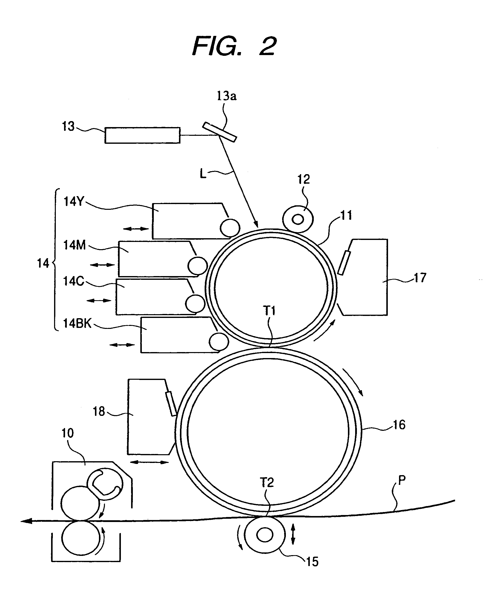 Image heating apparatus having multiple rotatable members and temperature detecting element