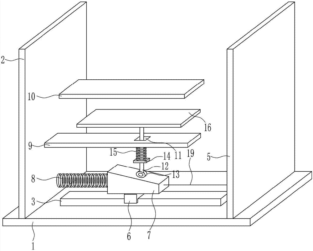 Press fit device for LED lamp bracket glue dispensing