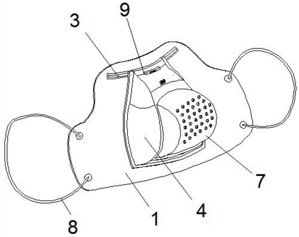 Green and environment-friendly nano mask structure