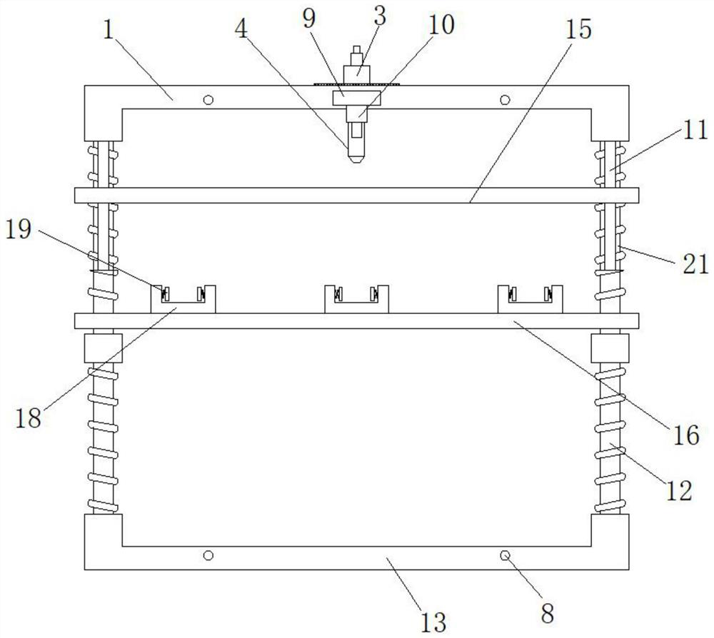 A sleeve grouting rack