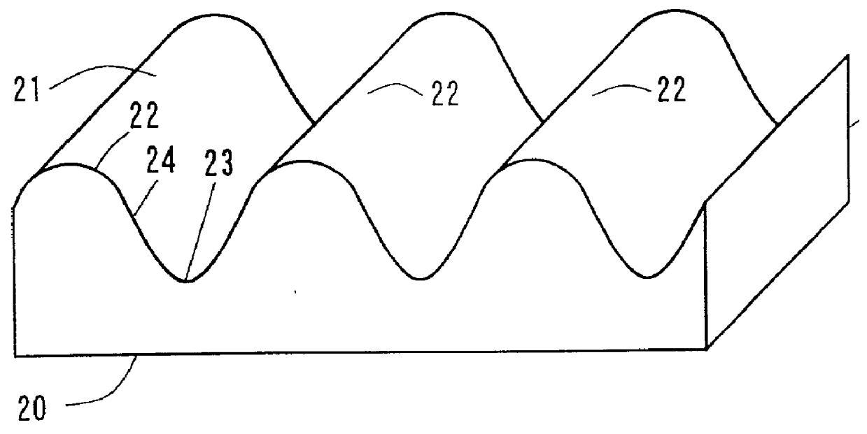 Shock absorbing device for shoe sole