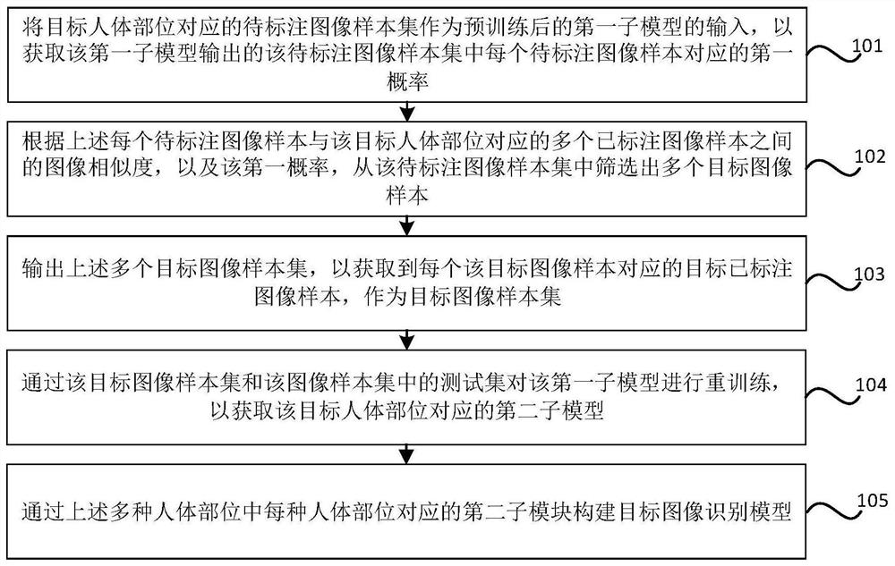 Image recognition model generation method and device, storage medium and electronic equipment