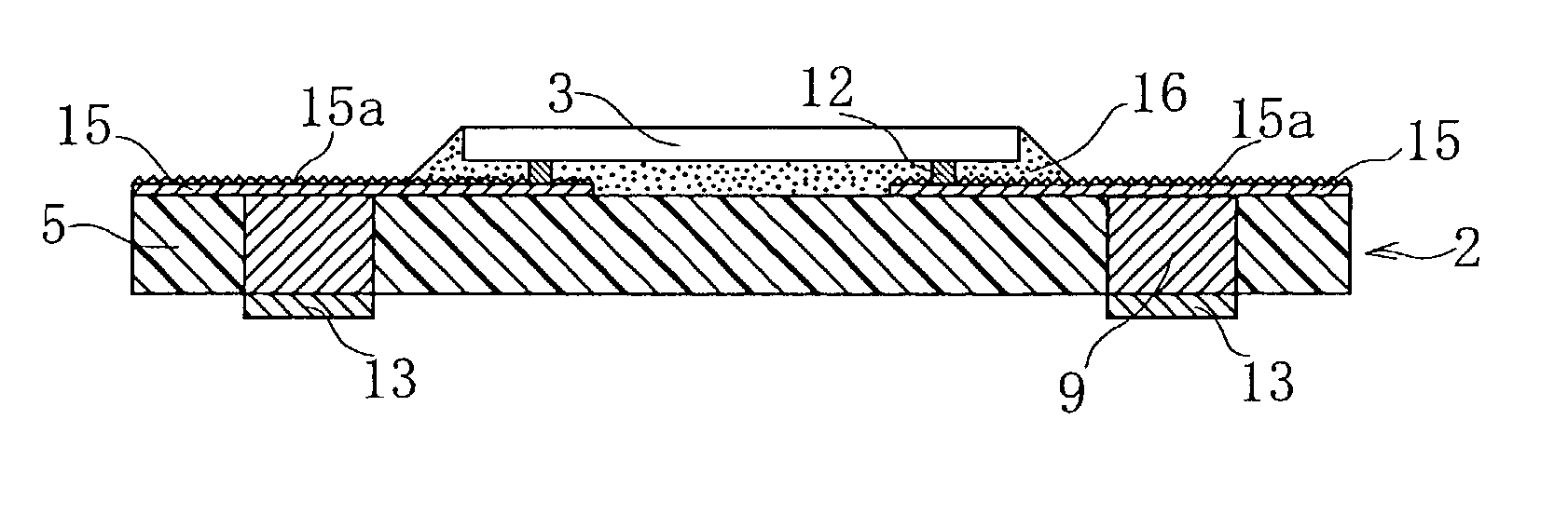 Semiconductor chip mounting wiring board, manufacturing method for same, and semiconductor module