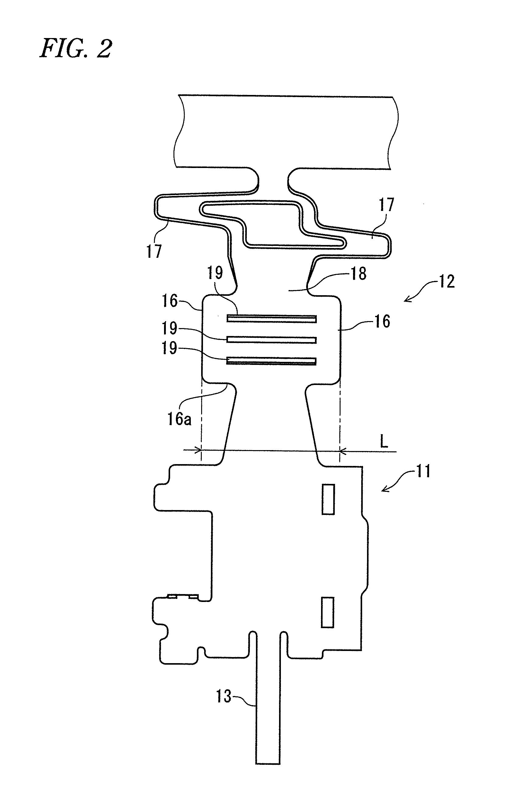 Crimped electric wire with terminal and method for producing the same