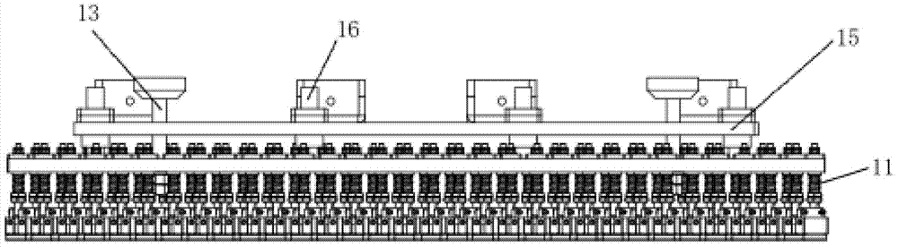 A briquetting mechanism of an abrasive belt grinder